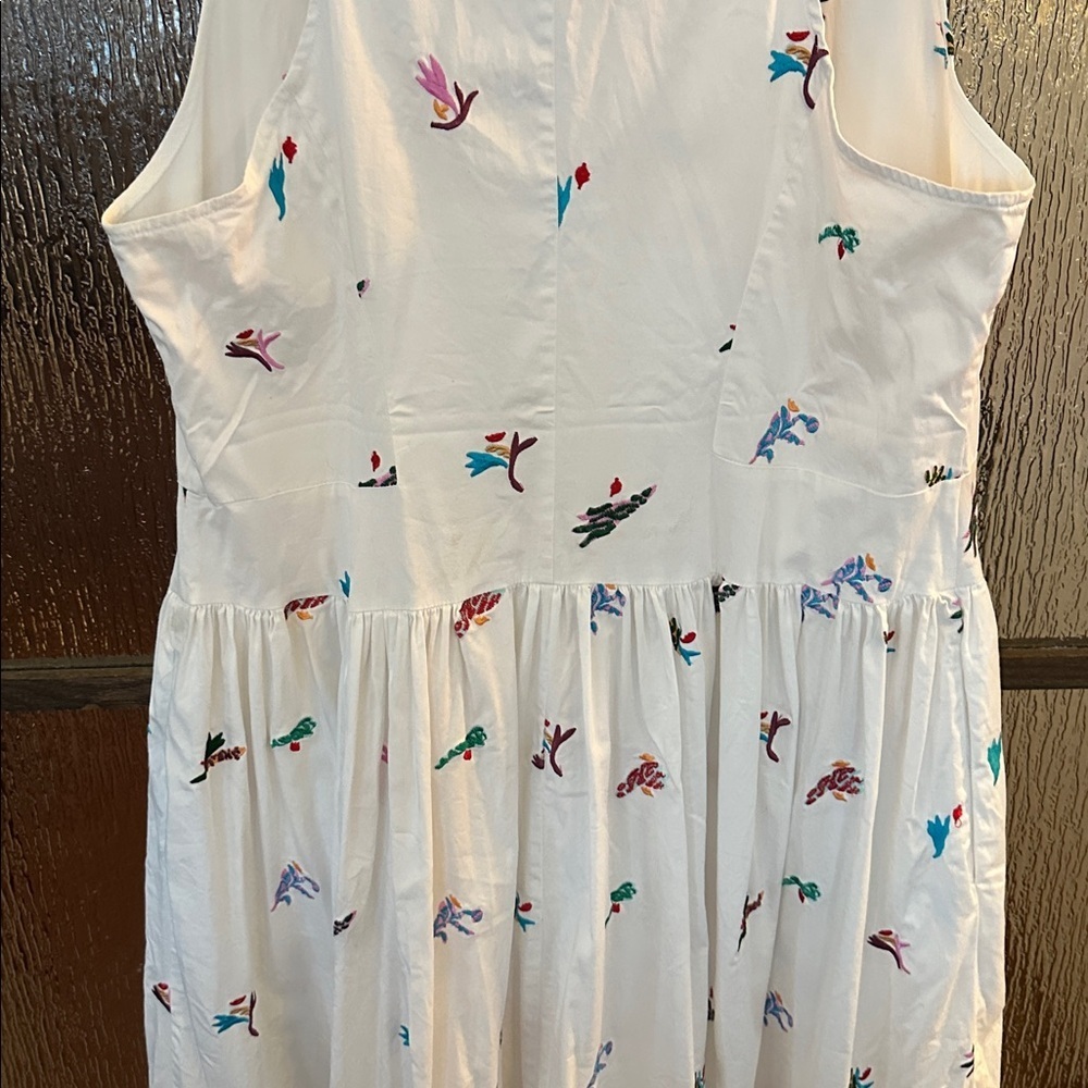 Prabal Gurung sleeveless embroidered midi dress size 16. - Picture 10 of 10